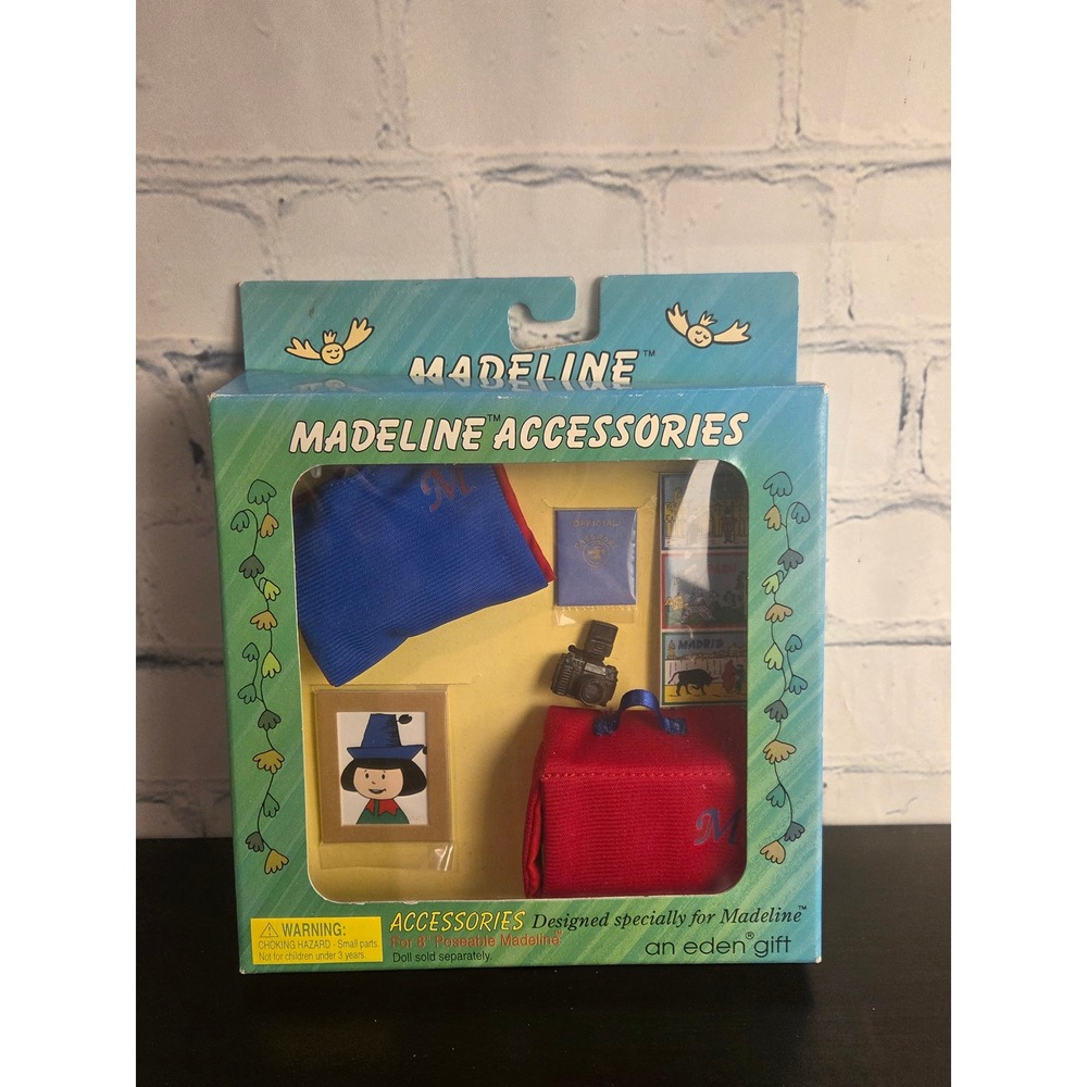 Vintage Madeline Doll Accessories Travel Set Eden Gift Suitcase Camera NIB